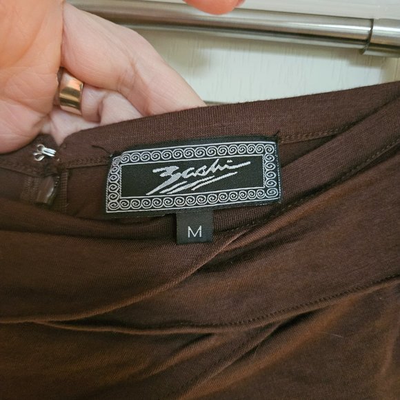 Unique brown midi skirt - Picture 3 of 3